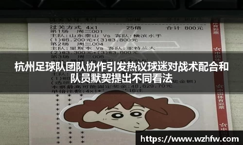 杭州足球队团队协作引发热议球迷对战术配合和队员默契提出不同看法